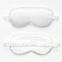 10 Pack Sleep MaskSilk Eye Mask For Night Sleeping Office Travel Party Games Suitablefor Men Women White - White - View 2