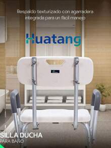 Wall Mounted Shower Seats - White - View 7