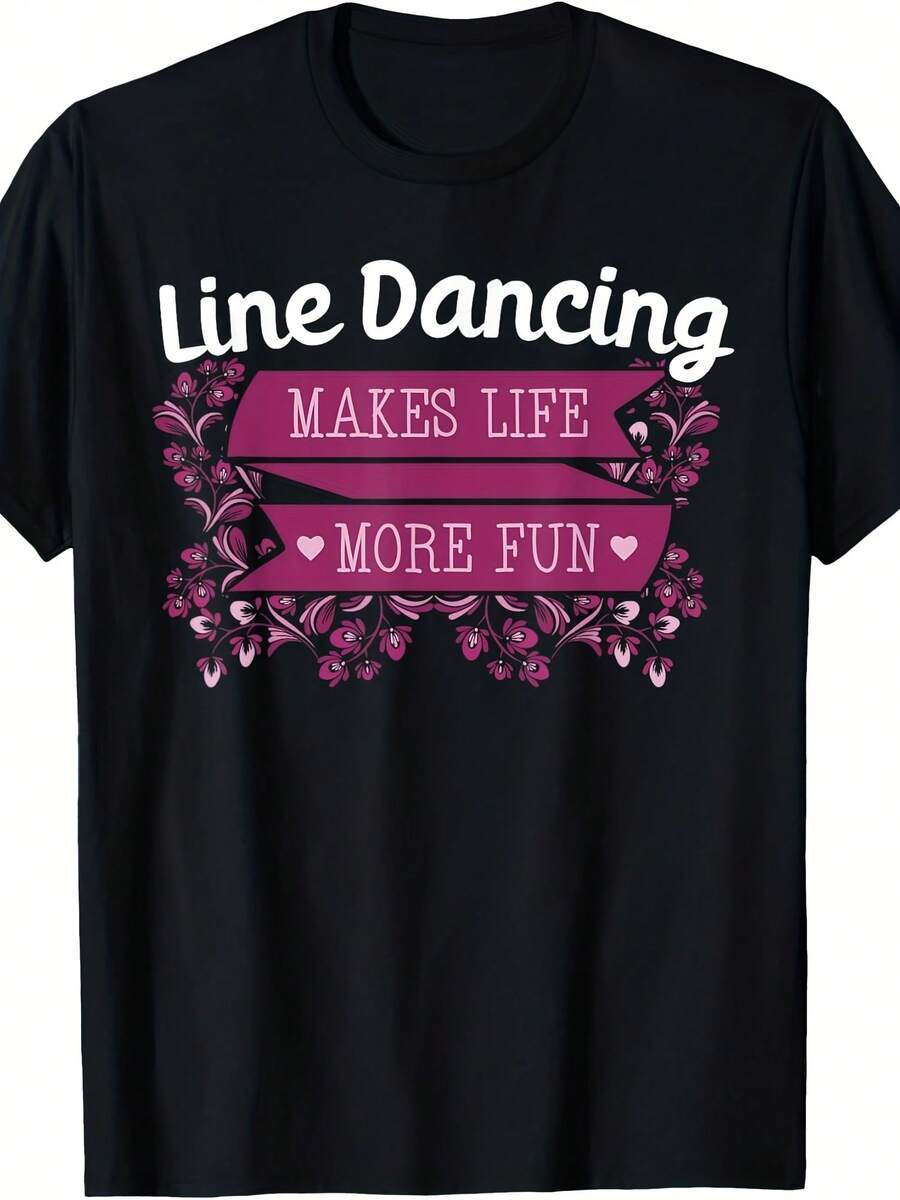 Line Dancing Performer Choreographed Group Dance Teacher T-Shirt For Wo Kids - 款式14 - 查看 1