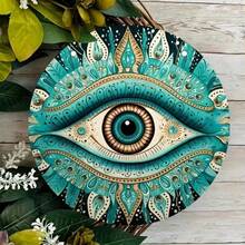 Hiasan Dinding Corak Mandala, Seni Dinding Bulat, Hiasan Dinding Untuk Rumah, Ruang Tamu, Bilik Tidur, Dan Pejabat,  Rumah - 彩色 - 查看 2