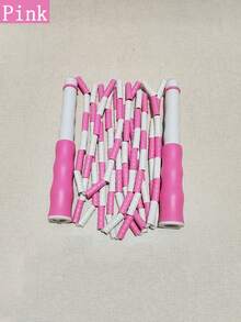 1pc Adjustable Bamboo Segment Jump Rope, Colorful Skipping Rope For Beginners, Fitness Exercise Speed Jumping Rope With Signature Space