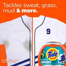 Tide Power PODS Laundry Detergent Soap Pacs With Febreze Sport, 63 Count, Laundry Pods With Febreze Freshness And Sport Odor Defense (133), New Year Cleaning Essentials, Seasonal Laundry Supplies - Orange - View 3