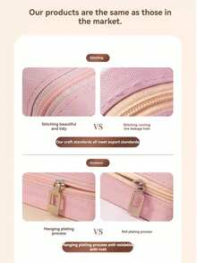 Este organizador de joyas de viaje portátil está hecho de material no plumoso duradero, con un diseño simple y exquisito en forma cuadrada, y compartimentos incorporados. Tiene las funciones de almacenamiento portátil, a prueba de polvo y organización de joyas, adecuado para guardar aretes, collares, anillos y otras joyas. - Color/estilo aleatorio - Ver 12