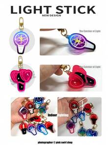 Móc khóa K-Pop, Móc khóa phát sáng thần tượng K-Pop, KATSEYE/BLACK-PINK/STRAYKID/ EN-EHYPEN /BABYMONSTE-BABEMON/T-WICE/NJZ/TXT/Next-Door/SKZ, Móc khóa dán phát sáng thần tượng K-Pop, Móc khóa phát sáng thần tượng, Móc khóa phong cách K-Pop, Móc khóa xe hơi, Mặt dây chuyền móc khóa, Giá đỡ móc khóa, Vòng chìa khóa, Quà tặng treo điện thoại di động, Móc khóa thẩm mỹ, Quà tặng đặc biệt cho bạn bè - Nhiều màu - Xem 4