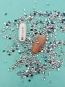 1 Pacote com 1000 Peças de Mini Strass para Decoração de Unhas, Multi-Estilo Livremente Combinável, Adequado para Decoração de Unhas e DIY de Unhas