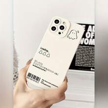 Funda creativa personalizada y minimalista para : una pequeña funda de TPU de color sólido anti-caída con protección para la lente, diseño a prueba de golpes y anti-caída, duradera, adecuada para  17/17 Pro/17 Pro Max/17 Air/ 16/16 Pro/16 Pro Max/16 Plus/ 15/15 Pro Max/15 Pro/15 Plus/ 14/14 Pro/14 Plus/14 Pro Max/ 13/13 Pro/13 Pro Max/12/12 Pro/12 Pro Max/11/11 Pro/11 Pro Max/XR/X/XS/XS Max. Es el regalo de cumpleaños perfecto para novias, novios, esposos, esposas, amigos o para uno mismo, innovador y a la moda, adecuado tanto para hombres como para mujeres. - Blanco 2969 - Ver 4