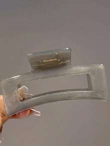 3 件/1 件果冻色 11 厘米/4.33 英寸大号轻质塑料发夹，时尚百搭高端简约优雅纯色发饰，适合日常外出、休闲、派对、通勤、度假、洗脸、沐浴、化妆、搭配衣服发爪爪夹发夹发夹发夹接发夹，学校用品，大学秋冬 - 彩色 - 查看 10