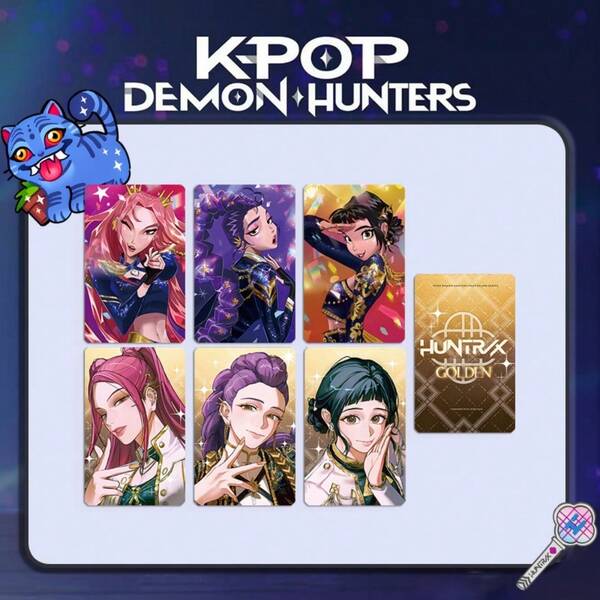 1 set/3 piezas Tarjeta postal conmemorativa del personaje del Festival de Cazadores de Brujas, oferta especial de artículos complementarios de RUMI