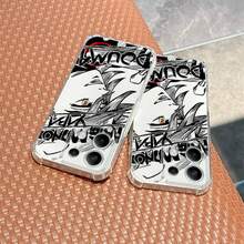 de anime para fundas de teléfono transparentes a prueba de golpes de cuatro esquinas para  MOTE6 E7PLUS E13 E20 E32 E40 MOTOEDGE30 EDGE40 EDGE50 MOTOG04 G6OLAY G7 G8PLUS G9 9POWER G13 G14 G23 G24 G32 G34 y MOTOG35 G42 G54 G55 G71 G73 G84 G85, cubierta protectora a prueba de golpes, cubierta protectora de moda, diseño de anime, resistente a los arañazos, esquinas reforzadas, seguidor de , usuario de smartphone - Mezcla de colores - Ver 7