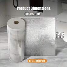 One Roll, Thick Large Roll, 15.7 Inches X 118.1 Inches, Self-Adhesive Modern Marble Pattern Floor Tile Sticker, 3mm Thickness, Peel-And-Stick, Removable Adhesive, Suitable For Kitchen Backsplashes, Bathroom, Shower Floor Renovation, Peel-And-Stick Tiles, Shower Room Decoration, Geometric Design, Modern Decor, Durable Adhesive, Easy To Install, Home Renovation Film, Adhesive Tile Roll, Apartment Renters, Interior Designers - 金色 - 查看 6
