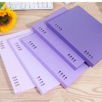 A5 anteckningsbok med mjukt pärm, lösbladspärm i innerstycke, Mori Andi färgserie, mjuk, anteckningsblock, dagbok, student, present