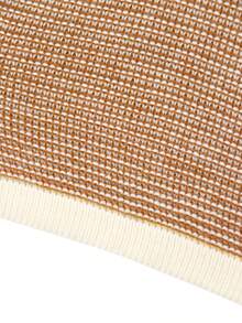 Knit Mix Elegant Women's Chic V Neck Knit Sweater Set, Spring & Fall Short Sleeve Shorts, Autumn Winter Fashion, Versatile Casual Wear,Suitable For Christmas, Thanksgiving, And New Year