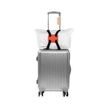 Cinghia da viaggio multifunzionale con fermagli regolabili, progettata per fissare borse e valigie - ideale per contenitori per bagagli a forma di croce.