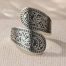 Adjustable Open Ring With 3D Hummingbird Design And Embedded Aquamarine Synthetic Zirconia Stone, Creative Bird-Shaped Ring, Holiday Gift For Men And Women