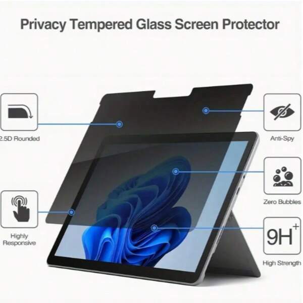 1 Stück Anti-Spion gehärtetes Glas Bildschirmschutz, kompatibel mit IPad 11 2025/IPad 7./8./9. Generation 10.2''/IPad Air 3/IPad Pro 10.5''/IPad 10./11. Generation (A16), 9H Härte, Kratzfest und Fingerabdruckfrei, voller Augenschutz