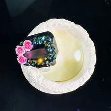 Bộ đếm nhẫn kim cương một mặt 3 bông hoa (8018), Bộ đếm nhẫn kim cương, Bộ đếm lời cầu nguyện hàng ngày - Nhiều màu - Xem 5