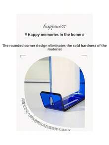 6/7英寸L型亚克力相框 - 高级透明展示架，适用于个性化照片，边缘清晰 - 现代家居及办公装饰 - 秋季画廊升级款，假日回忆系列，感恩节桌面摆件，简约时尚装饰，奢华礼品之选 - 彩色 - 查看 9