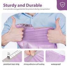 Fuxury Large Poly Mailers, Waterproof Shipping Bags For Clothing, Strong Adhesive Mailers Poly Bags For Small Business Suppliers, Durable Shipping Envelopes Mailing Bags,100pcs - 20*30-2 - Xem 6