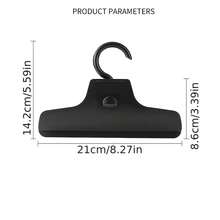 Stackable Crease-Free Pants Clips - Foldable Wrinkle-Resistant Plastic Hangers, Ergonomic Design, Space-Saving Wardrobe Storage, Wrinkle-Free Garment Protection, High-Quality Clothes Hangers, Smooth Surface, Suitable For Space-Saving Users, Clothing Fixation Clips - Multicolor - View 7