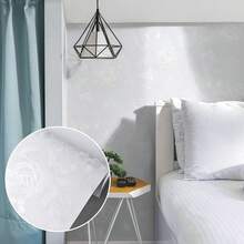 1 Rolle elegantes schwarzes Blumenmuster, geeignet für Schlafzimmer, Wohnzimmer Wanddekoration, Schreibtischdekoration, Herbstdekoration, Bürodekoration, Weihnachtsdekoration