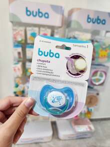 Bico Chupeta Buba Kit 02 chupetas e unitário tamanho 1 e 2 Recém Nascido Menino Menina - Multicolorido - Visão 21
