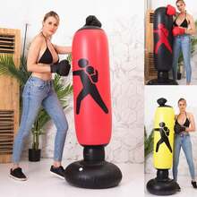 1pcs Inflatable Punching Pillar, Taekwondo Training Equipment, Fitness Exercise, Unbreakable Doll, Inflatable Sandbag, Standing Stress-Relieving Sandbag, Taekwondo Sparring Training Equipment - Multicolor - View 6