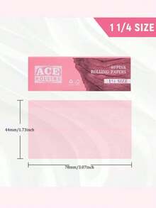 50Booklets-Rolling Papers 11/4 Cigarette Rolling Papers-Blue And Green Unbleached Rolling Papers- Natural Gum Arabic Rolling Paper-44*78 MM Blue And Green Rolling Paper-Classic Extra-Thin Cigarette Paper Burns Smoothly. - Multicolor - View 11