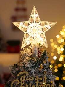 1 قطعة نجمة لتزيين شجرة عيد الميلاد، ديكور نجمة بلاستيكية، أضواء سلك نحاسي مضيئة على طراز المزرعة، مناسبة لديكور المنزل الشتوي والاحتفالات العطلات، حفلة عيد الميلاد، ديكور هالوين، ديكور العطلات، هدايا الحفلات، ديكورات حفلة عيد الميلاد الممتعة، عيد ميلاد سعيد، السنة الجديدة سعيدة، زينة عيد الميلاد، هدية عيد الميلاد المثالية للأصدقاء، ديكور غرفة