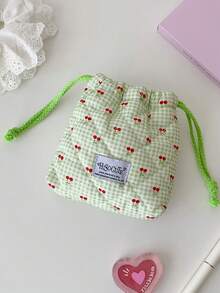 1个可爱绗缝相机包，CCD收纳包，相机包，柔软材质，防摔防尘，小巧便携，适合存放黑卡相机，简约便携，防摔防刮，多用途，适合户外使用，相机配件旅行必备，邮轮必备，宿舍必备，生日礼物，伴娘礼物，母亲节礼物，教师节礼物，情人节礼物 - 彩色 - 查看 15