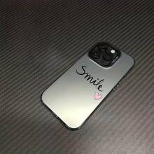 Funda de Teléfono Simple Smile Letter, Compatible con los modelos de teléfono  16Promax/16Pro/15/15Plus/15Pro/15Promax, 14/14Plus/14Pro/14Promax, 13/13Pro/13Promax, 12/12Pro/12Promax, 11/11Pro/11Proamx, 7/8Plus, Xr/Xsmax. - Colores mixtos - Ver 7