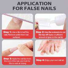 1pcs/4pcs Nail Glue For Press On Nails Fake Nails - 1 cái - Xem 5