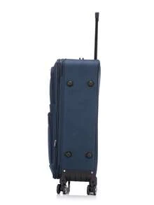 Sanzheng Luggage Set 4 Piece Lightweight Expandable Softside Suitcases With Spinner Wheels, Travel Set With Normal Lock (20" 26" 28" 32") - Royal Blue - View 6