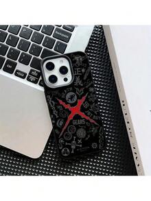 Fast EU Shipping (DE & ES)  Protective Case For IPhone  S22-S26 Anime Black Design One Piece Phone Case Suitable For IPhone 17 16 15 14 13 12 34 Pro Max Plus Shockproof Soft Back Cover Couple Gift - 混合顏色 1 - 查看 5
