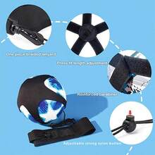 1pc Soccer Training Equipment With Rope Bag