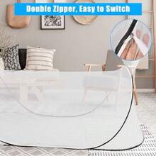 77 * 30 * 23 Inch Large Pop Up Mosquito Tent Portable Foldable Mosquito Net For Bed Camping Travel Patio - White - View 7