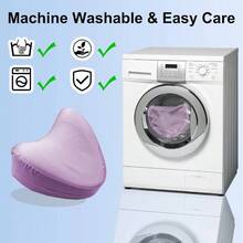 - Funda de almohada de satn para almohada de apoyo de espuma para piernas y rodillas, funda de almohada de satn con cierre mejorada, funda de almohada de repuesto gris - Púrpura ruborizado - Ver 7