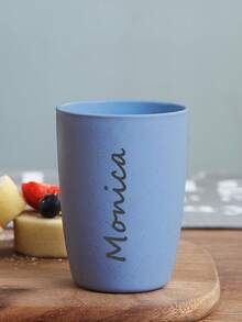 1 pezzo Tazza personalizzata - Testo personalizzato, viola/rosa/blu pastello, tazza da bagno e da viaggio spessa per casa, dormitorio, regali - Aggiungi il tuo messaggio!, Accessori e decorazioni per il bagno