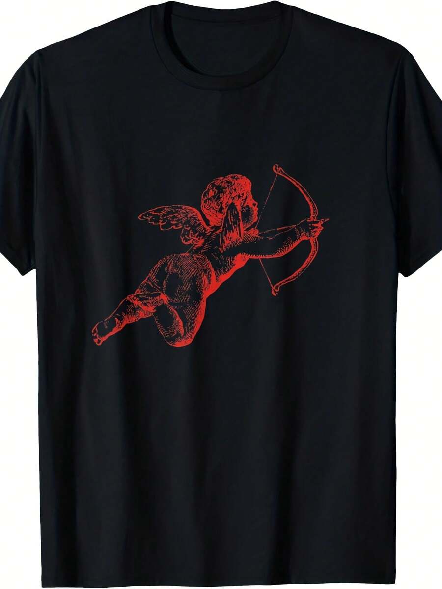 Cherub Angel Cupid Vintage Aesthetic T-Shirt - 款式22 - 查看 1