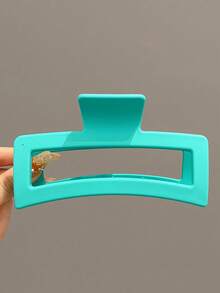 Bộ 4 kẹp tóc vuông lớn 4,33in/11cm màu vàng, hồng, xanh dương, tím, thời trang đa năng, phụ kiện tóc bằng nhựa mờ thanh lịch, thích hợp cho hàng ngày, thường ngày, tiệc tùng, đi làm, nghỉ mát, rửa mặt, trang điểm, trang phục phù hợp kẹp tóc mùa đông thanh lịch - Nhiều màu - Xem 5