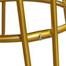 Butterslay 2pcs 26.5″ H Modern Upholstered Velvet Bar Stools With Metal Legs, Round Fabric Counter Chairs With Circular Footrest, For Kitchens, Restaurants, Bars, Cafes Black/Gray/Peacock Blue/Pink - 灰色的 - 查看 9