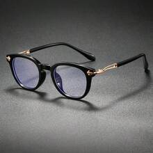 Fashionable Metal Frame Glasses, & Versatile Clear Lens Glasses - Clear - View 13