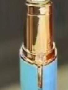 Épilateur facial indolore pour femmes - Appareil électrique avec tête à double anneau pour éliminer les poils follets sur le visage et les lèvres, lumière LED, plaqué or 18 carats, design compact et petit