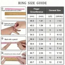 1 Pc Fashion Couple Rings Romantic Purple Rhinestones Artificial Zirconia Women Rings Set Men Stainless Steel Ring Fashion JewelryDaily Ware Best Gift For Friends And Family - 男性 - 查看 2