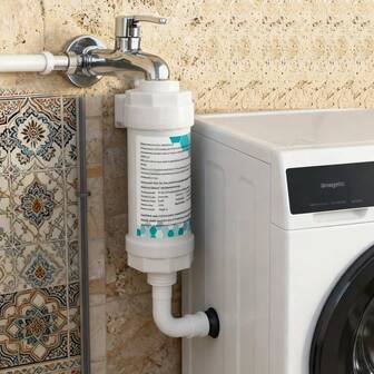 1pc White Kitchen Faucet Water Filter, Universal Splash Guard Water Purifier For Home Sink Faucet, Water Saving Aerator