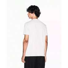Armani Exchange Men's Heavy Jersey Center Chest Grid Box T-Shirt | - 灰色的 - 查看 5