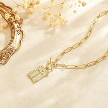 Necklace Women Non Tarnish - Dainty 14K Gold/Silver Plated Pendant Charm Simple Religious Jewelry - Vòng cổ hoa ngọc trai - Xem 11