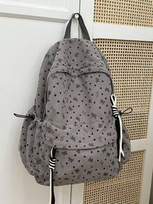 Women's Minimalist Large Capacity Classic Floral Backpack - Multicolor - View 4