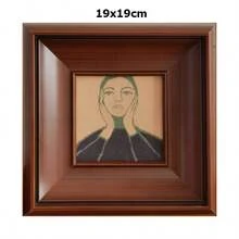 复古法式中世纪风格装饰画，适用于客厅、卧室、餐厅、橱柜等场所的墙面装饰，带挂框 - 彩色 - 查看 43