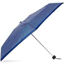 Totes - Paraguas compacto con cierre automático con NeverWet y protector solar, , Talla única(Azul marino con puntos) - Tipo 4 - Ver 3