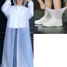 2 Color Options, 1 Pair Latex Shoe Covers, Anti-Slip Thickened Wear-Resistant, Suitable For Cycling And Rainy Day Walking, Protect Shoes From Getting Wet, Unisex, Durable, Elastic, Easy To Clean, Multi-Color - Excellent Rain And Wet Weather Protection, Reusable Anti-Slip Shoe Covers, Durable Outdoor Shoe Covers, Suitable For Outdoor, Travel, Camping, Hiking, Cycling, Fishing, Rainy Days, Vacation, Seaside, Beach And More Occasions